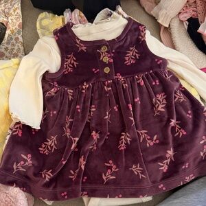 Carter's Purple and Pink Floral Dress